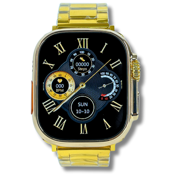 SMARTWATCH GOLD WATCH + PULSERA DORADA - Imagen 2