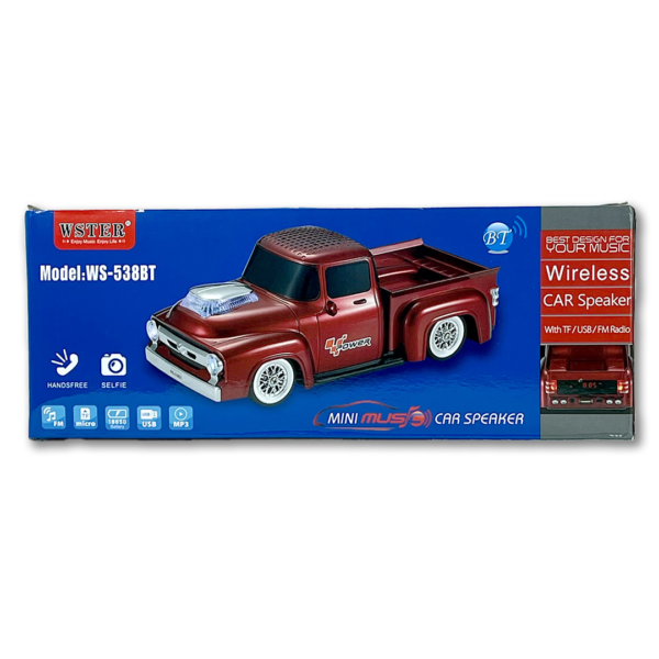 PARLANTE BLUETOOTH WS-538BT CAMION - Imagen 7