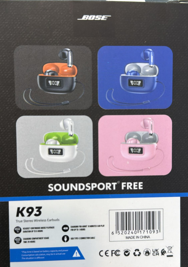Auriculares Bose Sport K93 Bluetooth - Imagen 2