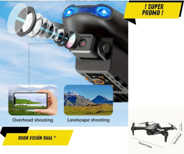 Dron Visión Dual Pro E-99