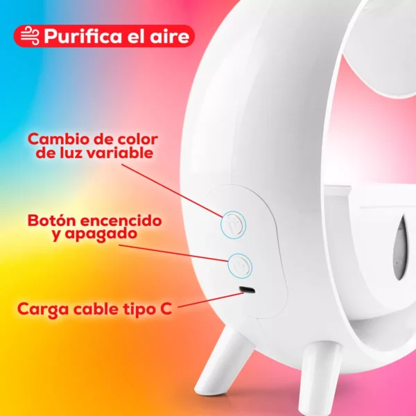 HUMIFICADOR RGB GOTA ANTIGRAVEDAD - Imagen 3