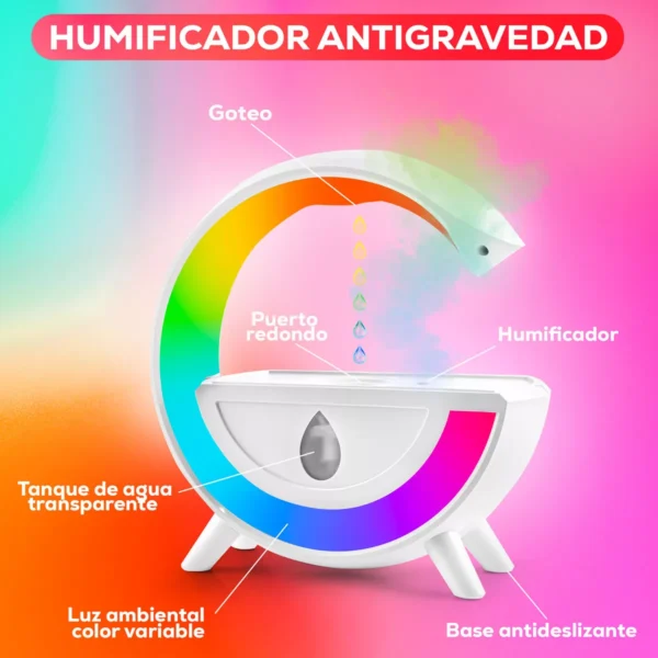 HUMIFICADOR RGB GOTA ANTIGRAVEDAD - Imagen 5